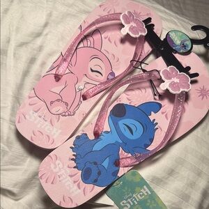 Disney Stitch Sandals - Pink and Blue